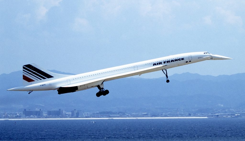Air France Concorde landing