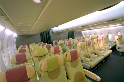 Airbus A380 Economy Class Section