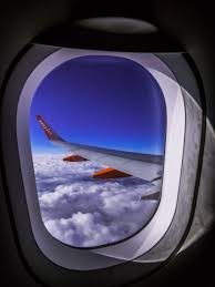  An airliner window showing a rounded shape which we are very familiar with today 