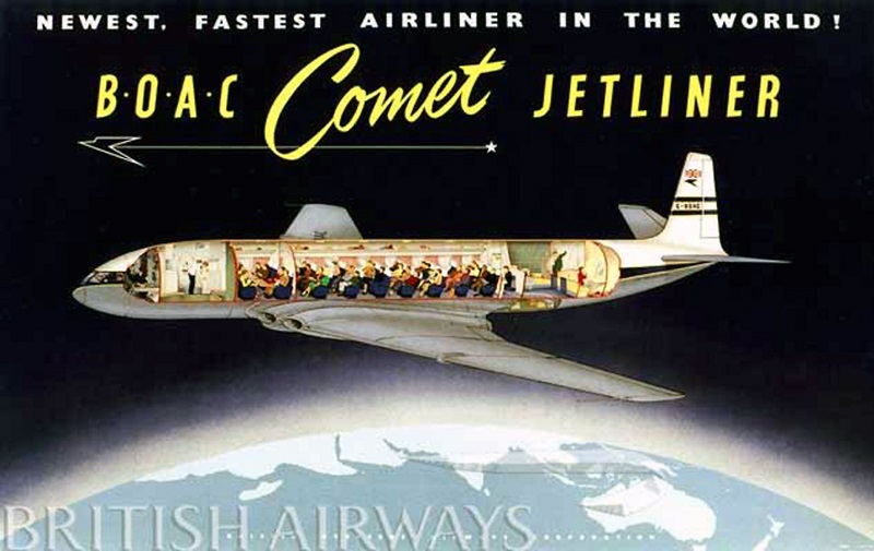 BOAC Comet poster