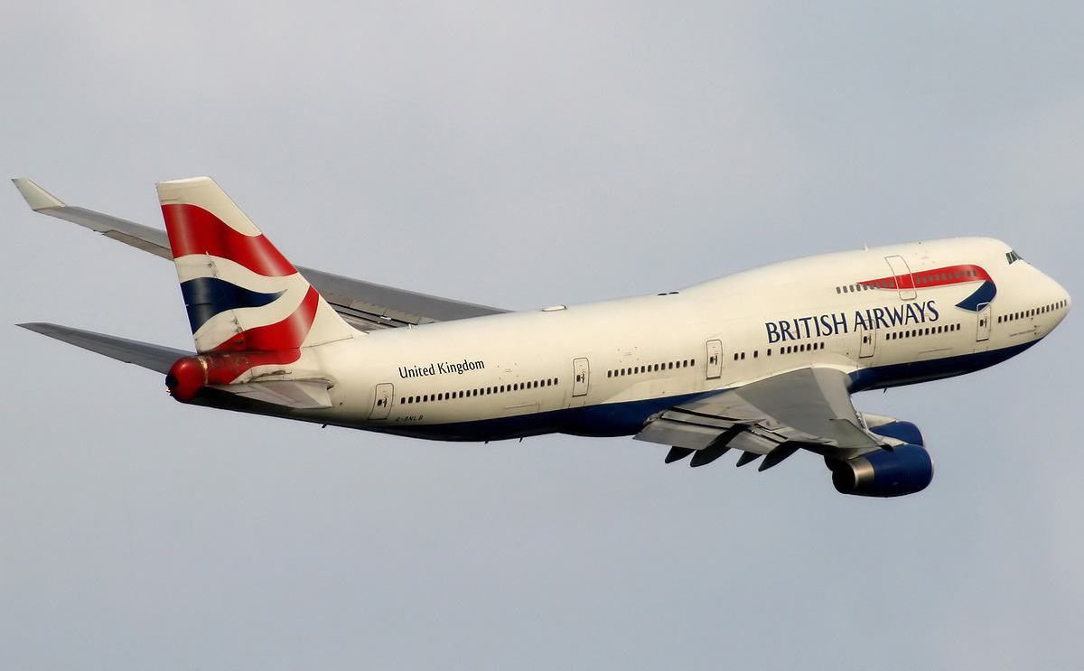 British Airways Boeing 747-400 Registration G-BNLB