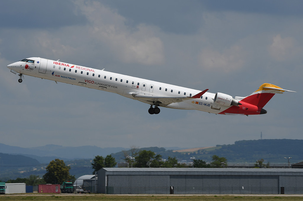 CRJ-1000 of Air Nostrum registration EC-MJO Iberia Regional