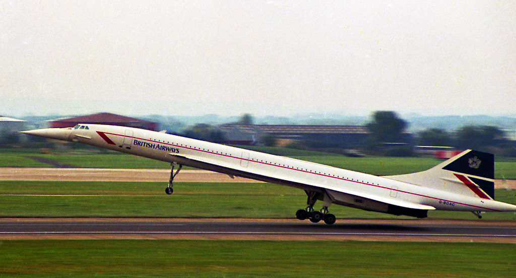 British Airways Concorde landing