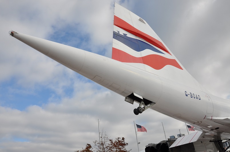 Concorde tail bumper wheel G-BOAD