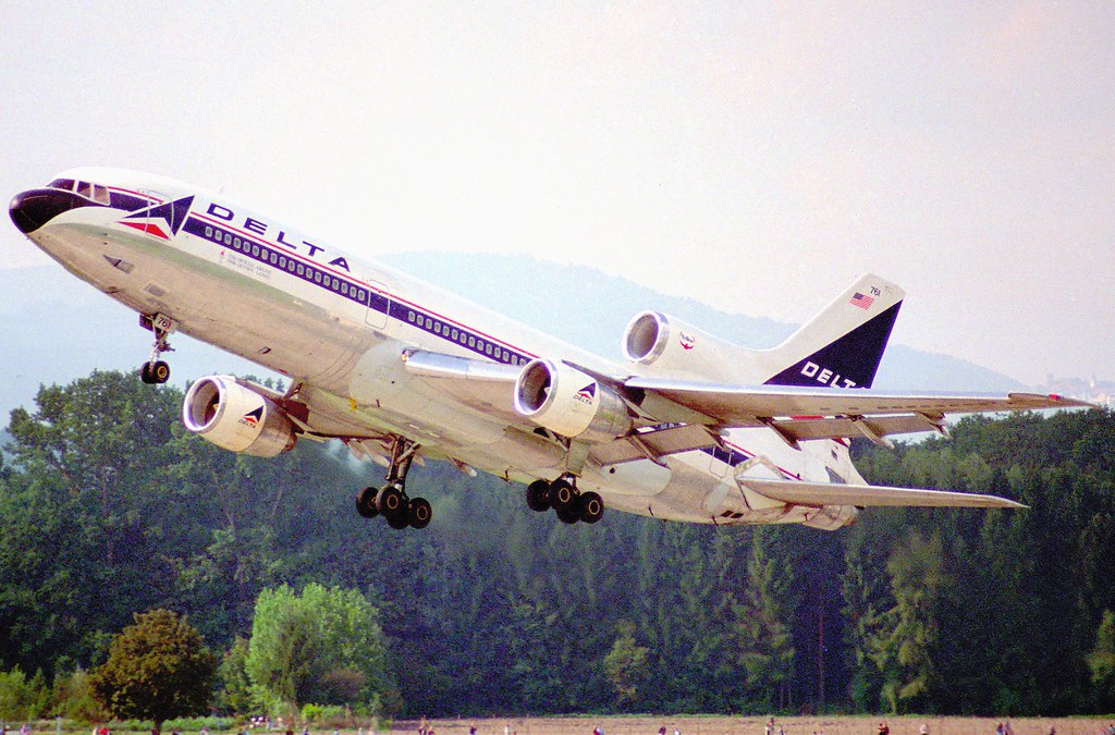 Delta Air Lines L‑1011 TriStar 500 at Zurich