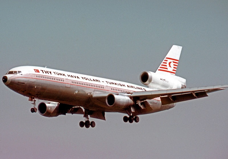 Turkish Airlines DC‑10‑10 TC‑JAU