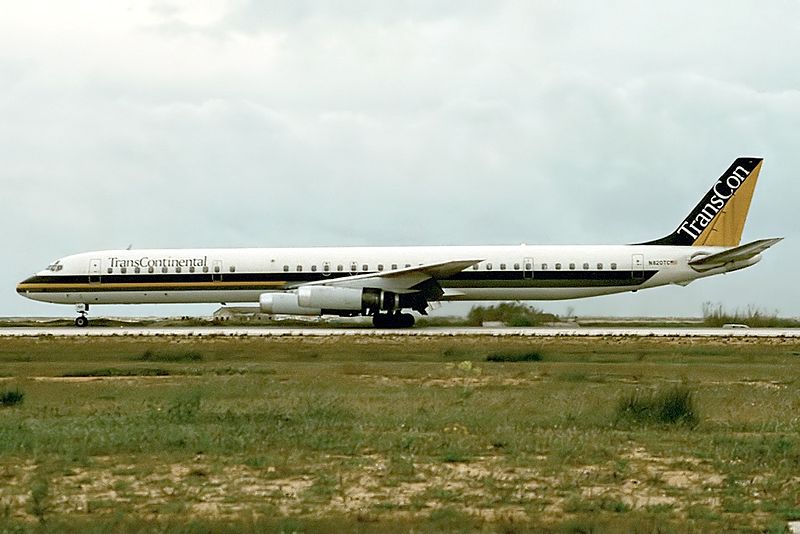 Douglas DC-8-63 Trans Continental Airlines