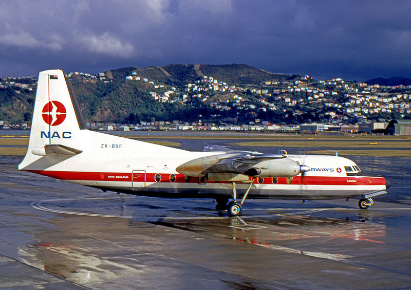Fokker F27-100 NAC Wellington ZK-BXF