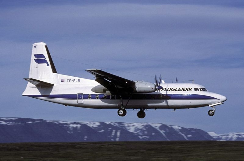 Fokker F27 Friendship Flugleidir Reg TF-FLM