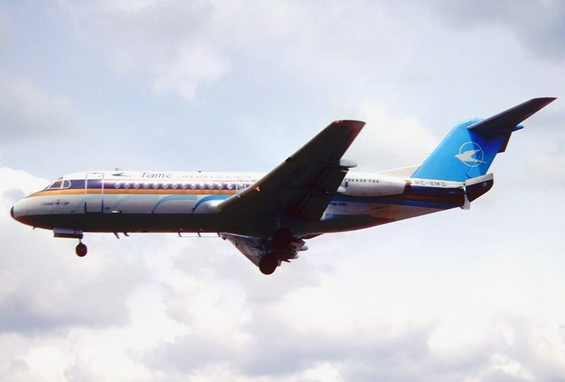 TAME Fokker F28 Fellowship HC-BMD