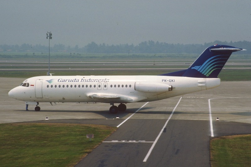Garuda Indonesia Fokker F28 Fellowship PK-GKI