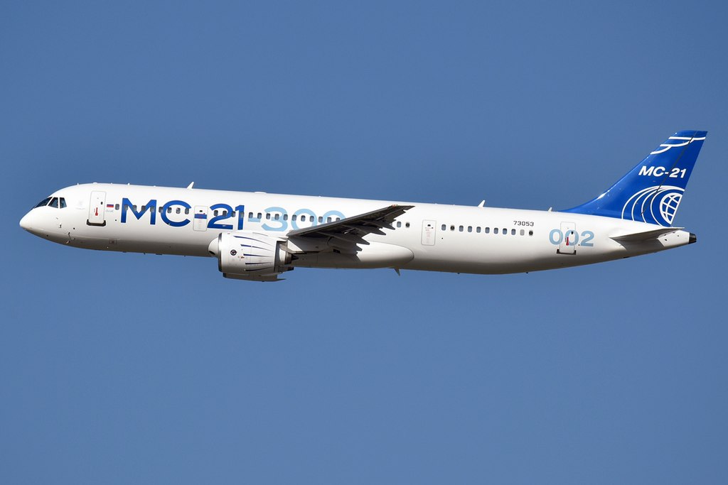 Irkut Corporation Irkut MC-21-300(now Yakovlev MC-21-300) registration RA-73053.