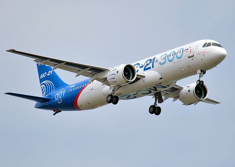 Irkut MC-21-300(now Yakovlev MC-21-300) maiden flight in Irkutsk.