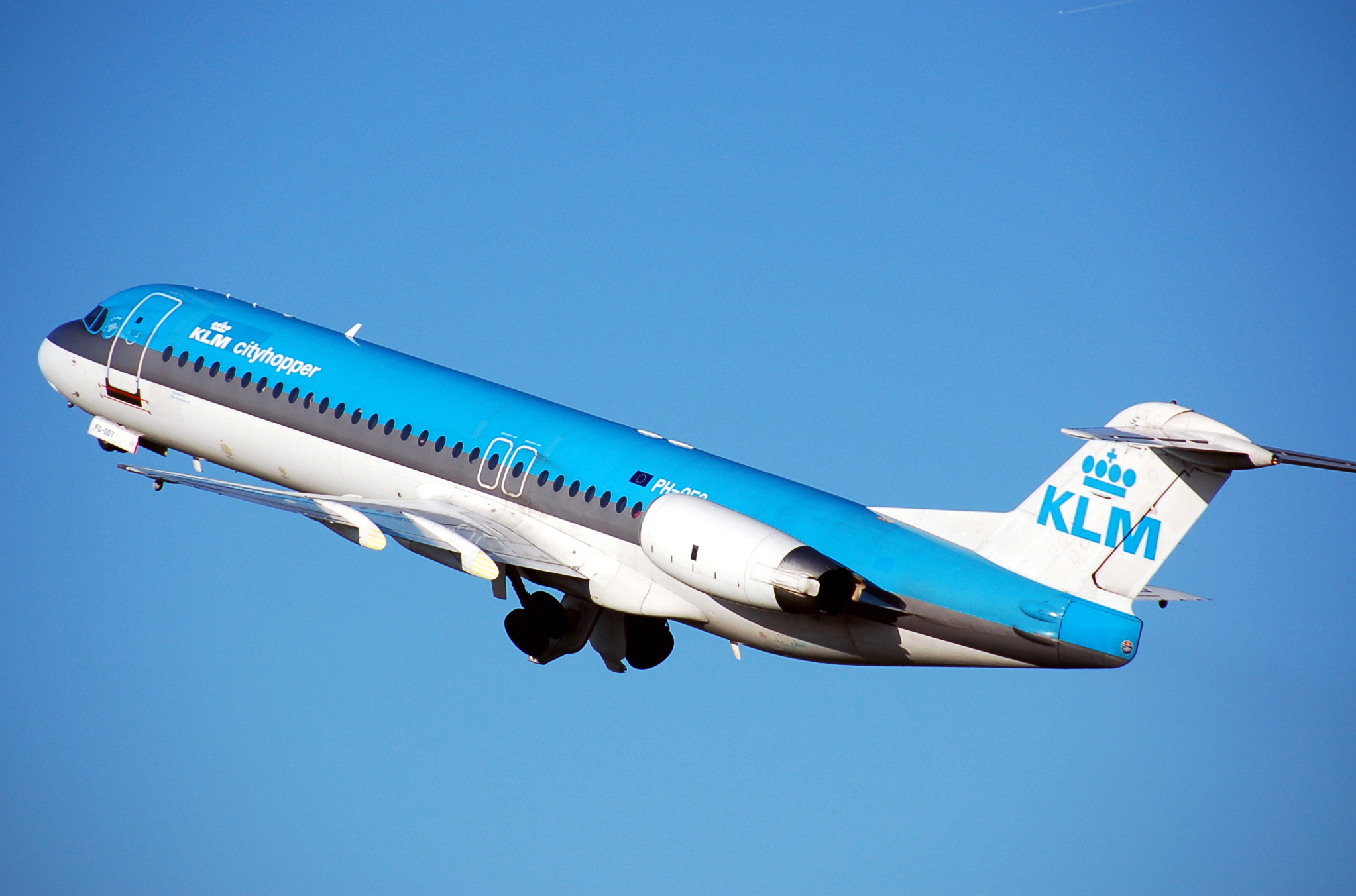 KLM Cityhopper Fokker F100 PH‑OFG