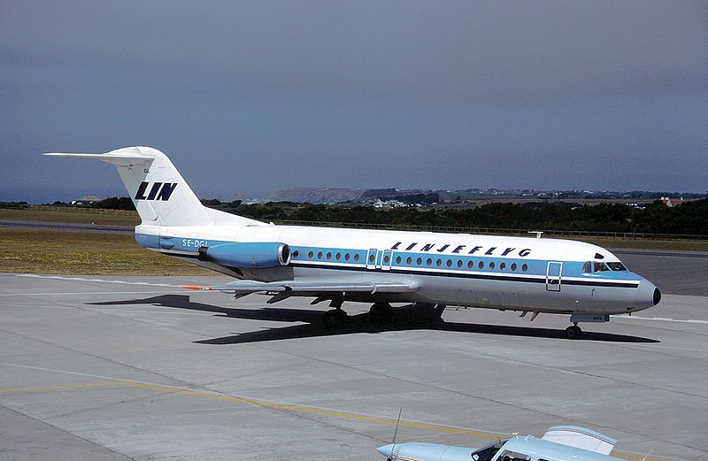 Linjeflyg F28-4000 SE-DGI