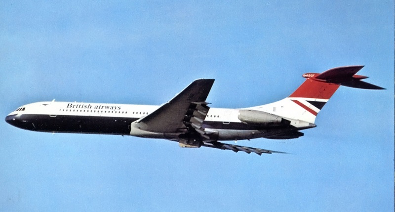 Vickers VC10 British Airways in flight