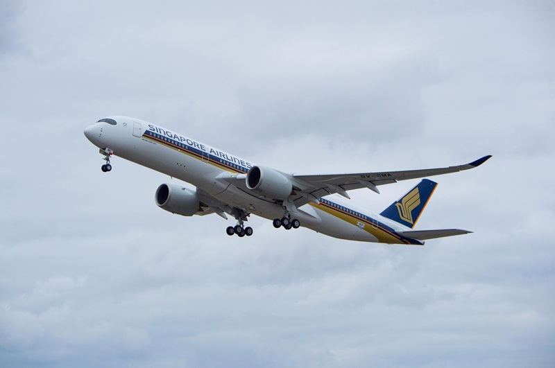 Singapore Airlines A350-900 ferry flight