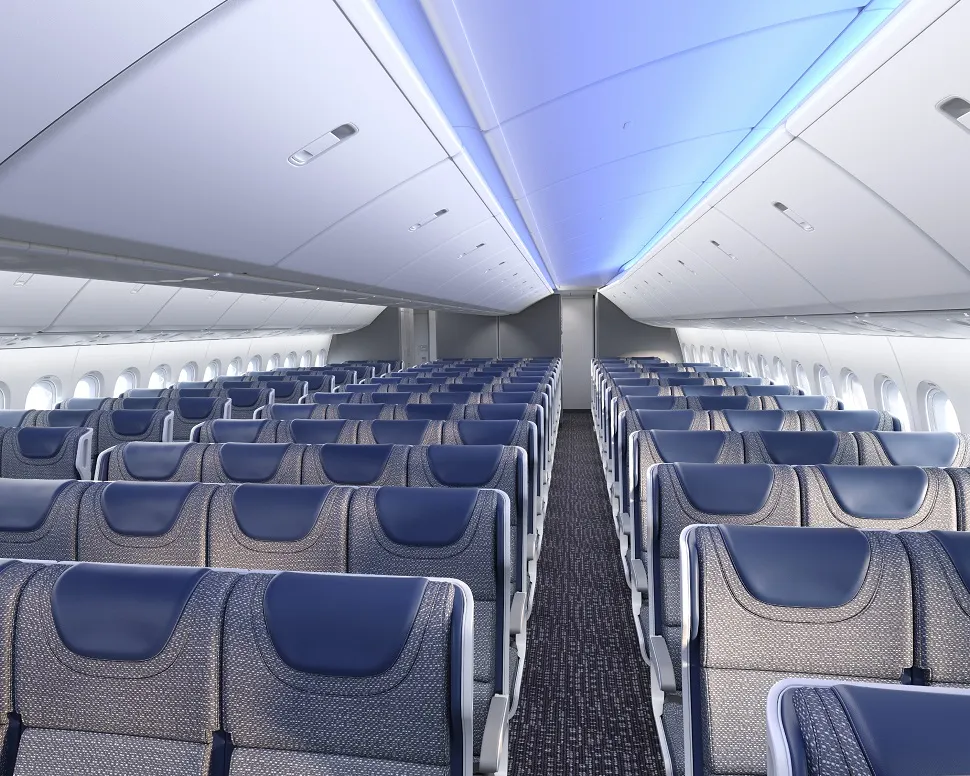 Boeing 777-9X economy cabin layout